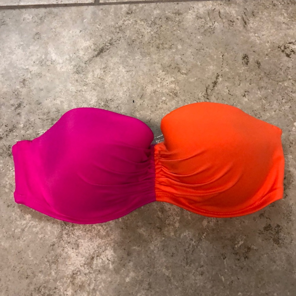 Bright Strapless Bikini Top